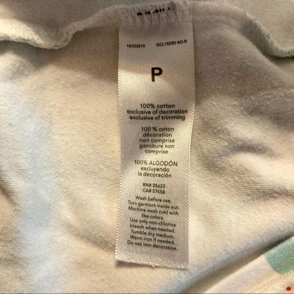 Child of Mine Boys Footed Pajamas Preemie 2 piece - Picture 10 of 11